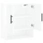 vidaXL Armadietto a Muro Bianco Lucido 60x31x70 cm Legno Multistrato vidaXL Armadietto a Muro Bianco Lucido 60x31x70 cm Legno Multistrato