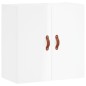 vidaXL Armadietto a Muro Bianco Lucido 60x31x60 cm Legno Multistrato vidaXL Armadietto a Muro Bianco Lucido 60x31x60 cm Legno Multistrato