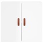 vidaXL Armadietto a Muro Bianco Lucido 60x31x60 cm Legno Multistrato vidaXL Armadietto a Muro Bianco Lucido 60x31x60 cm Legno Multistrato