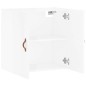 vidaXL Armadietto a Muro Bianco Lucido 60x31x60 cm Legno Multistrato vidaXL Armadietto a Muro Bianco Lucido 60x31x60 cm Legno Multistrato