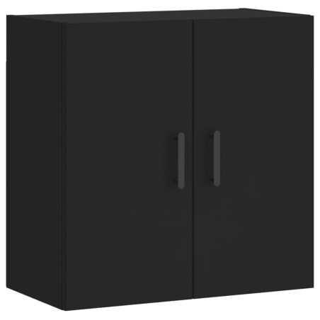 vidaXL Armadietto a Muro Nero 60x31x60 cm in Legno Multistrato