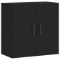 vidaXL Armadietto a Muro Nero 60x31x60 cm in Legno Multistrato vidaXL Armadietto a Muro Nero 60x31x60 cm in Legno Multistrato