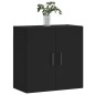 vidaXL Armadietto a Muro Nero 60x31x60 cm in Legno Multistrato vidaXL Armadietto a Muro Nero 60x31x60 cm in Legno Multistrato