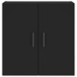vidaXL Armadietto a Muro Nero 60x31x60 cm in Legno Multistrato vidaXL Armadietto a Muro Nero 60x31x60 cm in Legno Multistrato