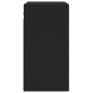 vidaXL Armadietto a Muro Nero 60x31x60 cm in Legno Multistrato vidaXL Armadietto a Muro Nero 60x31x60 cm in Legno Multistrato