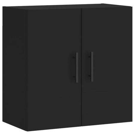 vidaXL Armadietto a Muro Nero 60x31x60 cm in Legno Multistrato