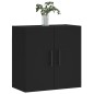 vidaXL Armadietto a Muro Nero 60x31x60 cm in Legno Multistrato vidaXL Armadietto a Muro Nero 60x31x60 cm in Legno Multistrato