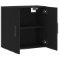 vidaXL Armadietto a Muro Nero 60x31x60 cm in Legno Multistrato vidaXL Armadietto a Muro Nero 60x31x60 cm in Legno Multistrato
