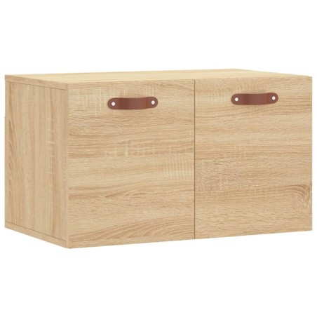 vidaXL Mobile a Parete Rovere Sonoma 60x36,5x35 cm Legno Multistrato