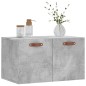 vidaXL Mobile a Parete Grigio Cemento 60x36,5x35 cm Legno Multistrato vidaXL Mobile a Parete Grigio Cemento 60x36,5x35 cm Legno Multistrato
