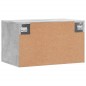 vidaXL Mobile a Parete Grigio Cemento 60x36,5x35 cm Legno Multistrato vidaXL Mobile a Parete Grigio Cemento 60x36,5x35 cm Legno Multistrato