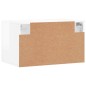 vidaXL Armadietto a Muro Bianco Lucido 60x36,5x35 cm Legno Multistrato vidaXL Armadietto a Muro Bianco Lucido 60x36,5x35 cm Legno Multistrato