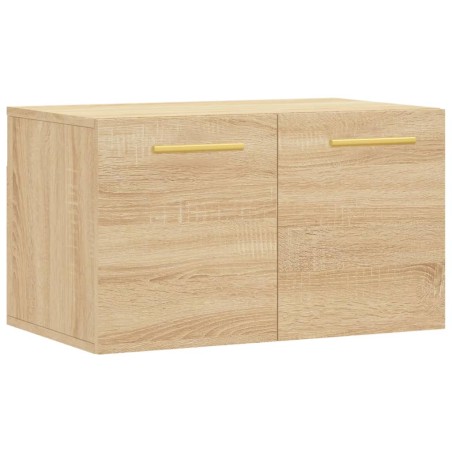 vidaXL Mobile a Parete Rovere Sonoma 60x36,5x35 cm Legno Multistrato