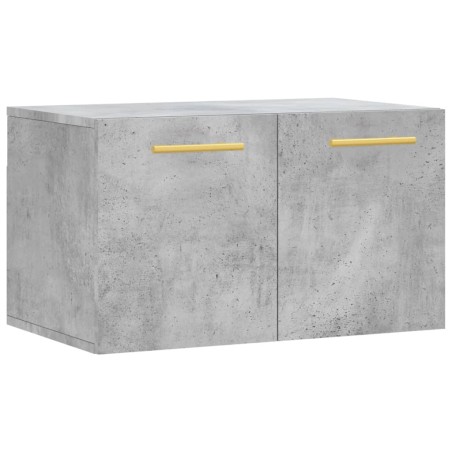 vidaXL Mobile a Parete Grigio Cemento 60x36,5x35 cm Legno Multistrato