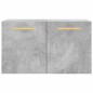 vidaXL Mobile a Parete Grigio Cemento 60x36,5x35 cm Legno Multistrato