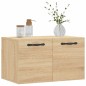 vidaXL Mobile a Parete Rovere Sonoma 60x36,5x35 cm Legno Multistrato