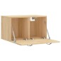 vidaXL Mobile a Parete Rovere Sonoma 60x36,5x35 cm Legno Multistrato