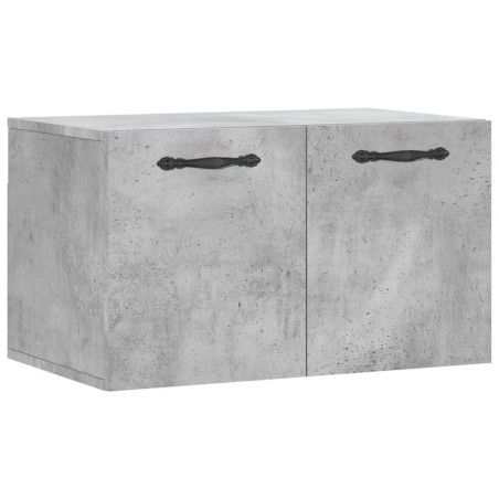 vidaXL Mobile a Parete Grigio Cemento 60x36,5x35 cm Legno Multistrato