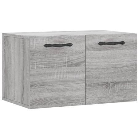 vidaXL Mobile a Parete Grigio Sonoma 60x36,5x35cm in Legno Multistrato