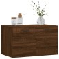 vidaXL Mobile a Parete Rovere Marrone 60x36,5x35 cm Legno Multistrato vidaXL Mobile a Parete Rovere Marrone 60x36,5x35 cm Legno Multistrato