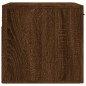vidaXL Mobile a Parete Rovere Marrone 60x36,5x35 cm Legno Multistrato vidaXL Mobile a Parete Rovere Marrone 60x36,5x35 cm Legno Multistrato