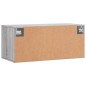 vidaXL Mobile a Parete Grigio Sonoma 80x36,5x35cm in Legno Multistrato vidaXL Mobile a Parete Grigio Sonoma 80x36,5x35cm in Legno Multistrato