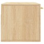 vidaXL Mobile a Parete Rovere Sonoma 80x36,5x35 cm Legno Multistrato vidaXL Mobile a Parete Rovere Sonoma 80x36,5x35 cm Legno Multistrato