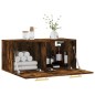 vidaXL Mobile a Parete Rovere Fumo 80x36,5x35 cm in Legno Multistrato vidaXL Mobile a Parete Rovere Fumo 80x36,5x35 cm in Legno Multistrato