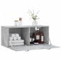 vidaXL Mobile a Parete Grigio Cemento 80x36,5x35 cm Legno Multistrato vidaXL Mobile a Parete Grigio Cemento 80x36,5x35 cm Legno Multistrato