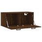 vidaXL Mobile a Parete Rovere Marrone 80x36,5x35 cm Legno Multistrato
