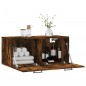 vidaXL Mobile a Parete Rovere Fumo 80x36,5x35 cm in Legno Multistrato vidaXL Mobile a Parete Rovere Fumo 80x36,5x35 cm in Legno Multistrato