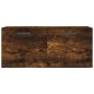 vidaXL Mobile a Parete Rovere Fumo 80x36,5x35 cm in Legno Multistrato vidaXL Mobile a Parete Rovere Fumo 80x36,5x35 cm in Legno Multistrato