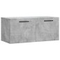 vidaXL Mobile a Parete Grigio Cemento 80x36,5x35 cm Legno Multistrato vidaXL Mobile a Parete Grigio Cemento 80x36,5x35 cm Legno Multistrato