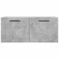 vidaXL Mobile a Parete Grigio Cemento 80x36,5x35 cm Legno Multistrato vidaXL Mobile a Parete Grigio Cemento 80x36,5x35 cm Legno Multistrato