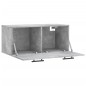 vidaXL Mobile a Parete Grigio Cemento 80x36,5x35 cm Legno Multistrato vidaXL Mobile a Parete Grigio Cemento 80x36,5x35 cm Legno Multistrato