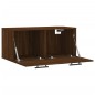 vidaXL Mobile a Parete Rovere Marrone 80x36,5x35 cm Legno Multistrato vidaXL Mobile a Parete Rovere Marrone 80x36,5x35 cm Legno Multistrato