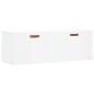 vidaXL Mobile a Parete Bianco 100x36,5x35 cm in Legno Multistrato vidaXL Mobile a Parete Bianco 100x36,5x35 cm in Legno Multistrato