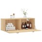 vidaXL Mobile a Parete Rovere Sonoma 100x36,5x35 cm Legno Multistrato vidaXL Mobile a Parete Rovere Sonoma 100x36,5x35 cm Legno Multistrato