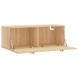 vidaXL Mobile a Parete Rovere Sonoma 100x36,5x35 cm Legno Multistrato vidaXL Mobile a Parete Rovere Sonoma 100x36,5x35 cm Legno Multistrato