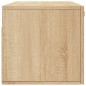 vidaXL Mobile a Parete Rovere Sonoma 100x36,5x35 cm Legno Multistrato vidaXL Mobile a Parete Rovere Sonoma 100x36,5x35 cm Legno Multistrato