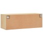 vidaXL Mobile a Parete Rovere Sonoma 100x36,5x35 cm Legno Multistrato vidaXL Mobile a Parete Rovere Sonoma 100x36,5x35 cm Legno Multistrato