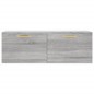 vidaXL Mobile a Parete Grigio Sonoma 100x36,5x35 cm Legno Multistrato vidaXL Mobile a Parete Grigio Sonoma 100x36,5x35 cm Legno Multistrato
