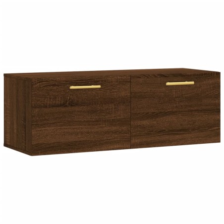 vidaXL Mobile a Parete Rovere Marrone 100x36,5x35 cm Legno Multistrato