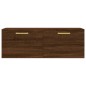 vidaXL Mobile a Parete Rovere Marrone 100x36,5x35 cm Legno Multistrato vidaXL Mobile a Parete Rovere Marrone 100x36,5x35 cm Legno Multistrato