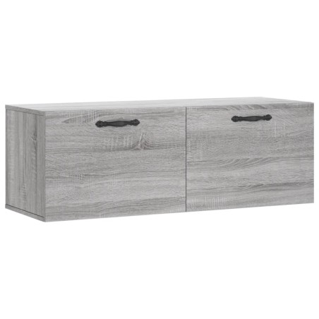 vidaXL Mobile a Parete Grigio Sonoma 100x36,5x35 cm Legno Multistrato