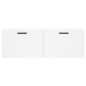 vidaXL Mobile a Parete Bianco 100x36,5x35 cm in Legno Multistrato vidaXL Mobile a Parete Bianco 100x36,5x35 cm in Legno Multistrato