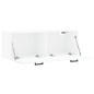 vidaXL Mobile a Parete Bianco 100x36,5x35 cm in Legno Multistrato vidaXL Mobile a Parete Bianco 100x36,5x35 cm in Legno Multistrato