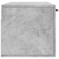 vidaXL Mobile a Parete Grigio Cemento 100x36,5x35 cm Legno Multistrato vidaXL Mobile a Parete Grigio Cemento 100x36,5x35 cm Legno Multistrato