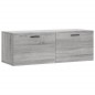 vidaXL Mobile a Parete Grigio Sonoma 100x36,5x35 cm Legno Multistrato vidaXL Mobile a Parete Grigio Sonoma 100x36,5x35 cm Legno Multistrato