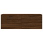 vidaXL Mobile a Parete Rovere Marrone 100x36,5x35 cm Legno Multistrato vidaXL Mobile a Parete Rovere Marrone 100x36,5x35 cm Legno Multistrato